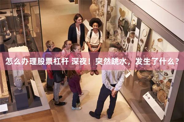 怎么办理股票杠杆 深夜!突然跳水,发生了什么?