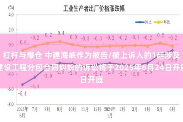 杠杆与爆仓 中建海峡作为被告/被上诉人的1起涉及建设工程分包合同纠纷的诉讼将于2025年6月24日开庭