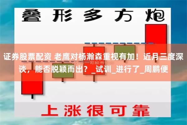 证券股票配资 老鹰对杨瀚森重视有加!近月三度深谈,能否脱颖而出?_试训_进行了_周鹏便